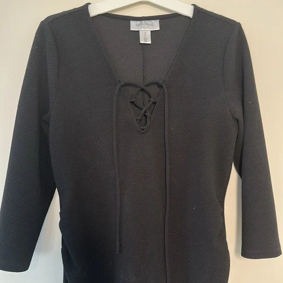 Motherhood Maternity Black Dress - Picture 2 of 4